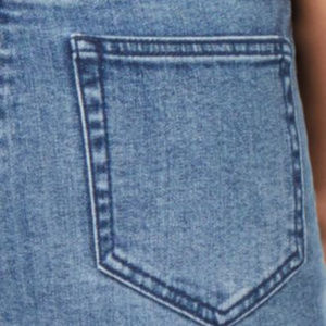 dollhouse Juniors Two-Tone Ankle Skinny Jeans